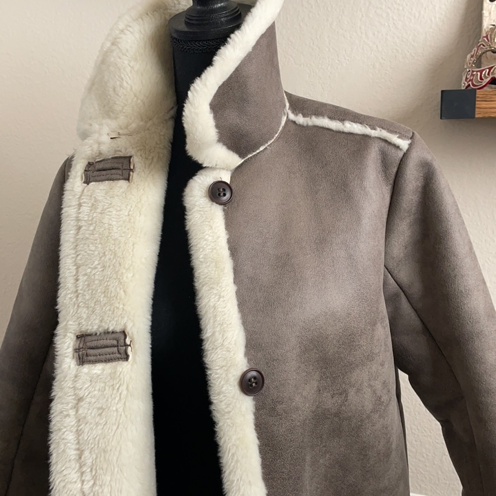 Winter leather coat - Picture 8 of 15